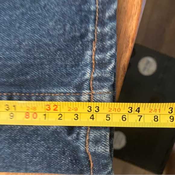 Harley Davidson Genuine MotorClothes Womens 12 Long Straight Leg Denim Jeans - Picture 9 of 11